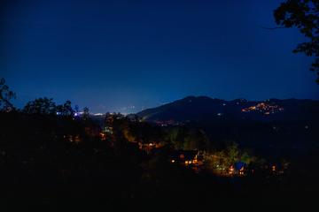 Check out the beautiful skies as dusk settles over your rental cabin in the Smokies.